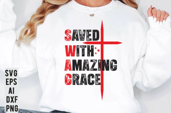 Amazing Grace SVG: Christian T-Shirt Designs