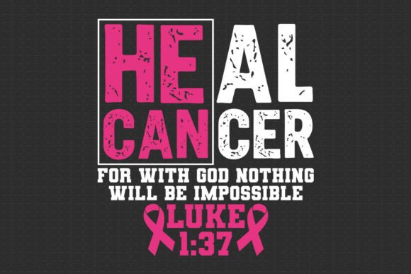 Christian Breast Cancer Awareness Design T-Shirt Designs