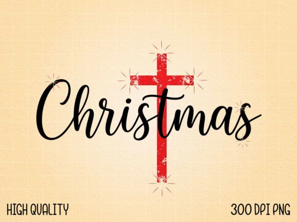 Christian Christmas Cross PNG Review