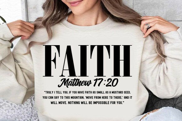 Christian Scripture SVG: Bible Verse SVG for T-Shirt Designs