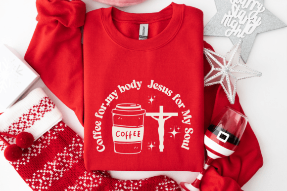 Coffee Christian PNG: Jesus for My Soul T-Shirt Designs