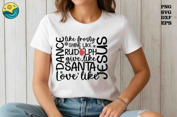 Dance Shine Give Love Jesus T-Shirt Designs