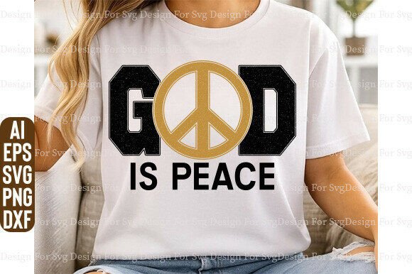 God is Peace SVG: T-Shirt Designs & Handmade Faith Projects