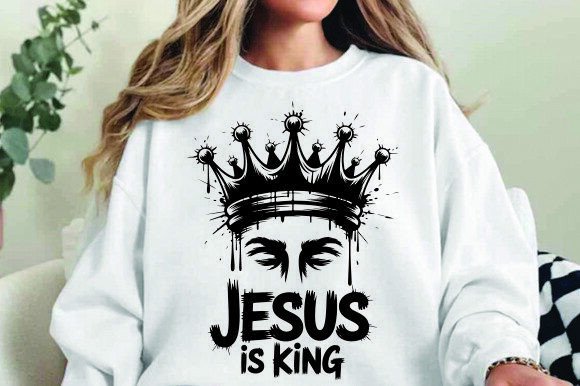 Jesus Is King SVG for T-Shirt Designs
