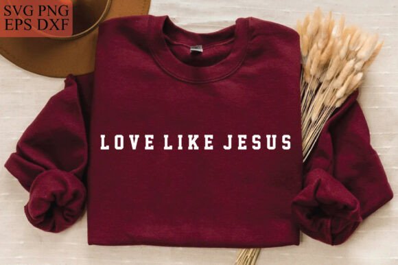 Love Like Jesus Comfort Colors T-Shirt Designs