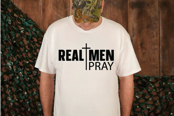 Real Men Pray, Christian Lifestyle PNG